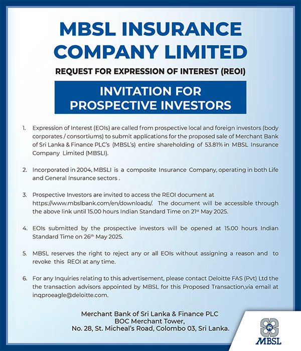 MBSL Insurance Company Limited