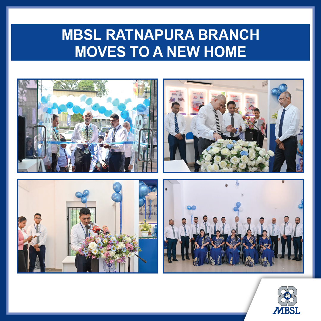 MBSL RATNAPURA BRANCH RE-OPENS WITH NEW LOOK