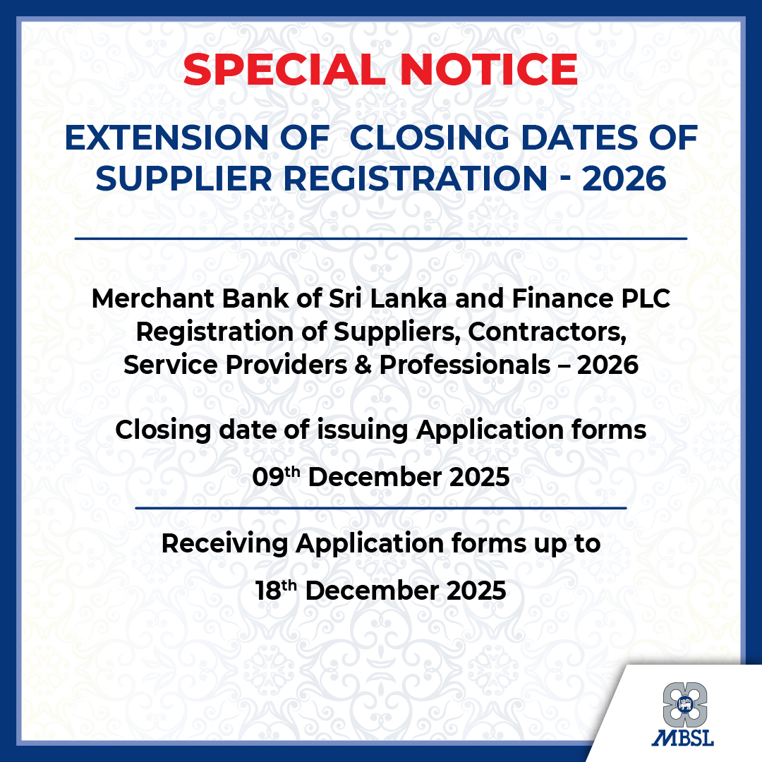 Extension of Supplier Registration – 2025